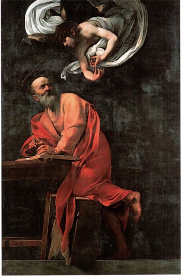 Caravaggio San Matteo (seconda versione)